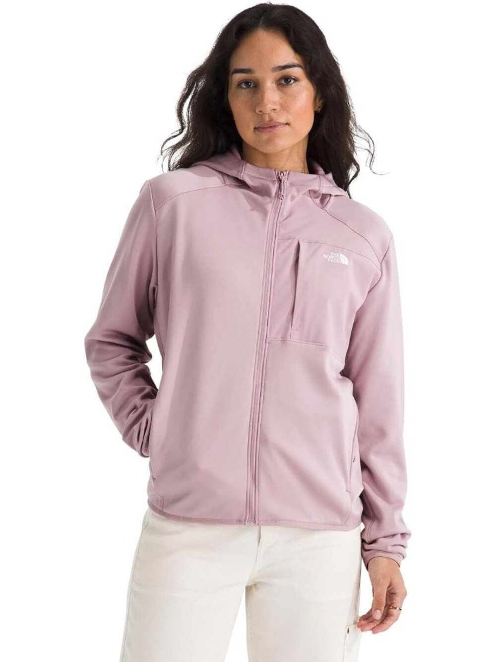 Lightweight Women's Performance Fleece Full Zip Hoodie | Hooded Top with Zip